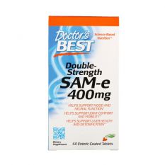 Doctor's Best, SAM-e, 400 мг, 30 таб.