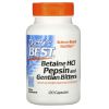 Doctor's Best, Betaine HCI Pepsin and Gentian Bitters, 120 капс.