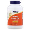 NOW, Hemp Seed Oil 1000 мг. 120 капс.