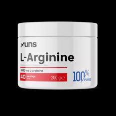 UNS, 100% PURE L-ARGININE, 200 г.