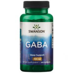 Swanson, Gaba- High Protency 500 мг, 100 капс.