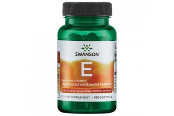 Swanson ,Vitamin E Natural 200 IU,100 гел. капс.