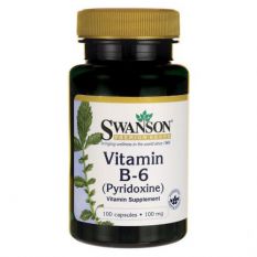 Swanson, Vitamin B-6 100 мг 100 капс.