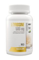 MAXLER, L- tyrosine 500 мг, 100 капс.