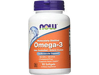 NOW, Omega 3 Enteric 90 гел. капс.