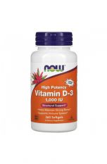 NOW, Vitamin D-3 1000 IU 360 гел. капс.