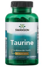 Swanson, Taurine 500 мг, 100 капс.