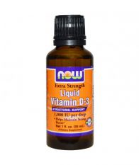 NOW, Liquid Vitamin D-3 1000, 30 мл.