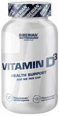 SIBERIAN NUTROGUNZ, Vitamin D3 600 ME,180 капс.