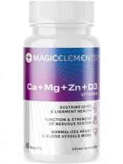 Magic Elements, Ca+Mg+Zn+D3, 90 таб.
