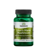 Swanson, Lion's Mane Mushroom 500 мг. 60 капс.