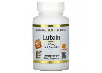 California Gold Nutrition, Lutein 10 мг, 120 гел. капс.