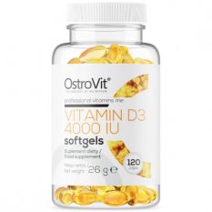 Ostrovit, Vitamin D3 4000 IU, 120 гел. капс.