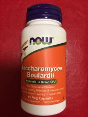 NOW, Saccharomyces Boulardii, 60 капс.