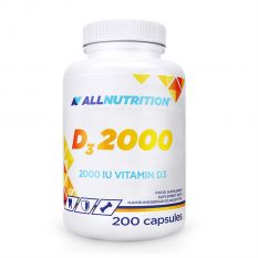 Allnutrition, Vit D3 2000 IU,  200 капс.